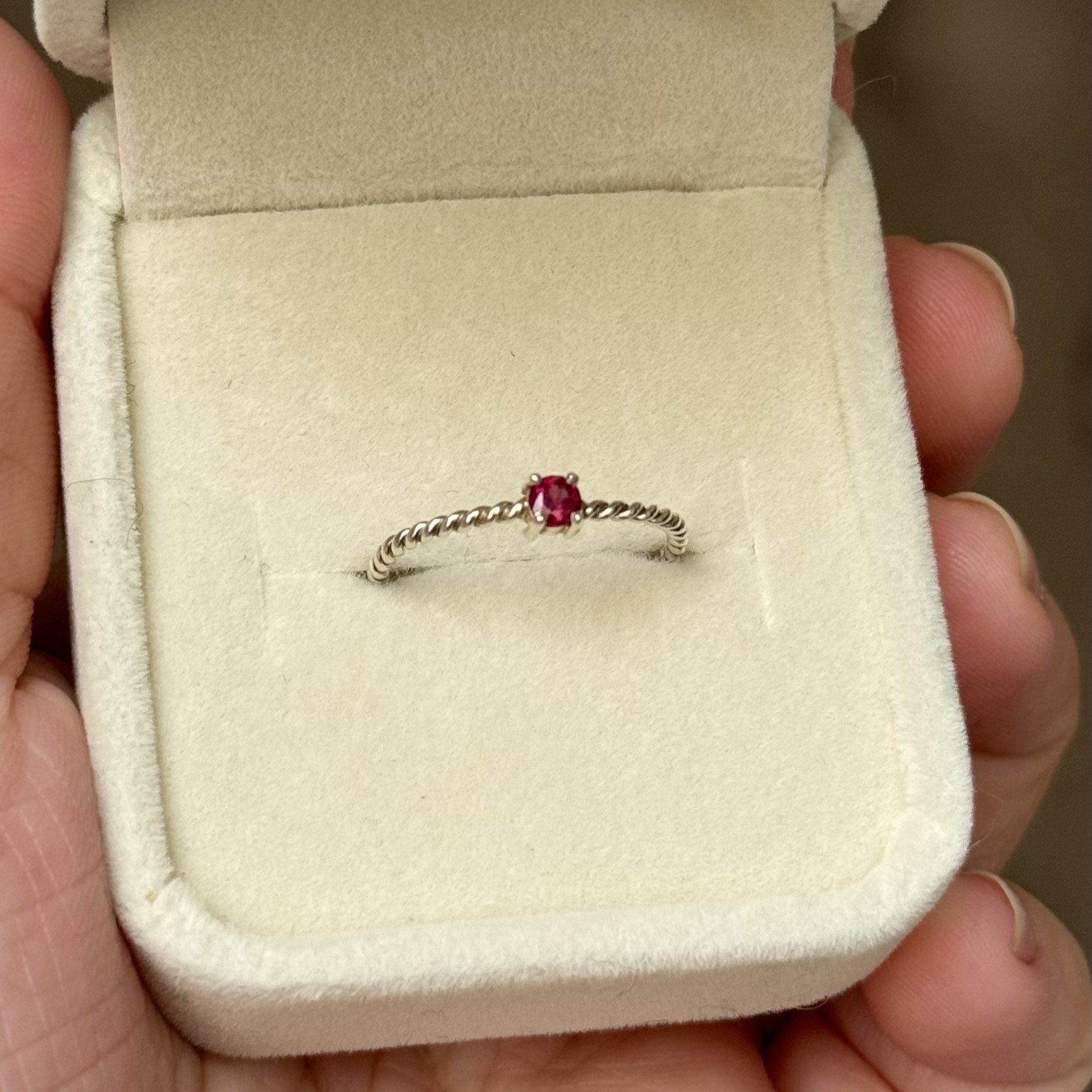 Anillo Turmalina Fuego