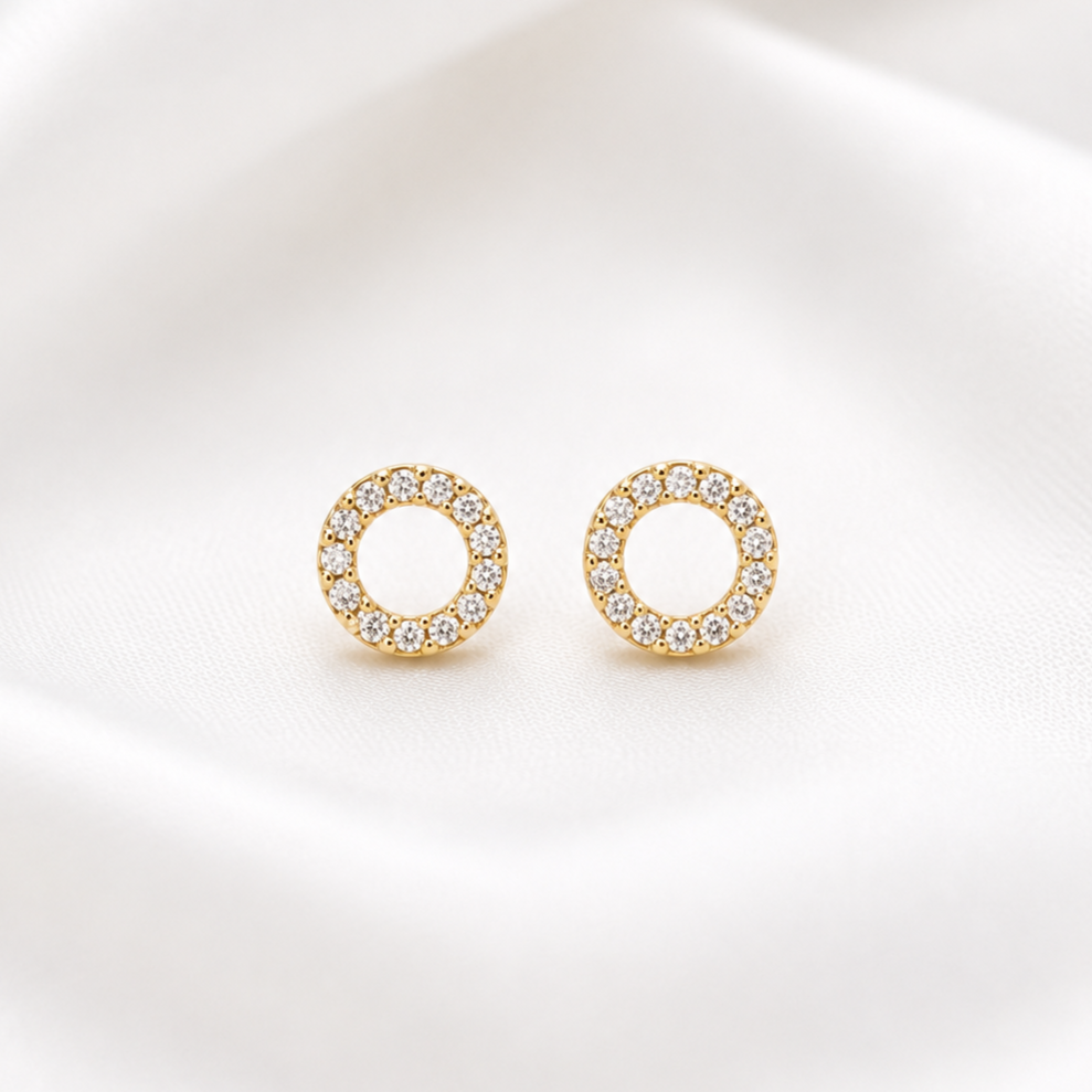Aretes Karma Oro 18kt