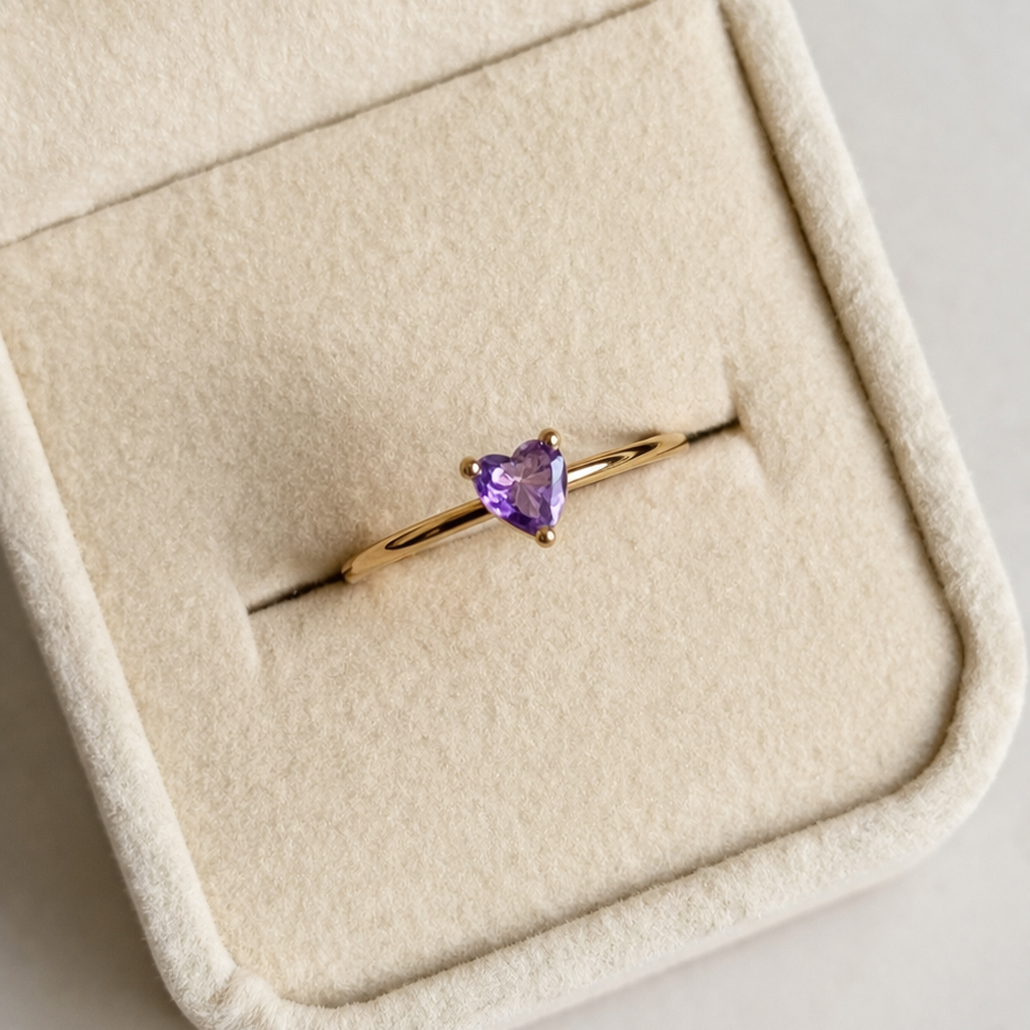 Anillo Love Amatista