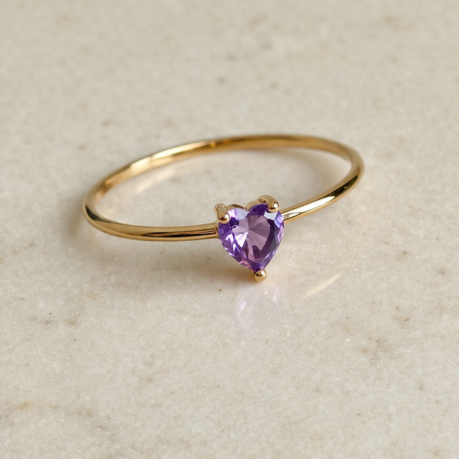 Anillo Love Amatista